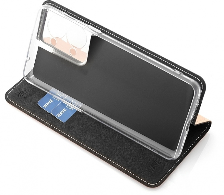 Wave BookCase beskyttelsesetui, OnePlus Nord 2T 5G, rosa gull