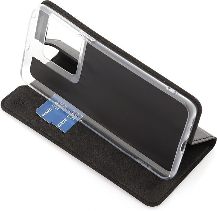 Wave BookCase beskyttelsesveske, OnePlus 10T 5G, svart