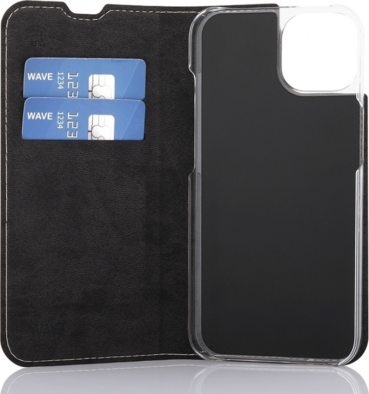 Wave BookCase beskyttelsesveske, iPhone 14, rosa gull