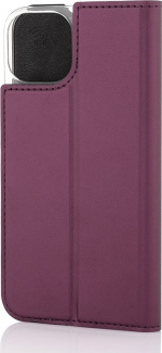 Wave BookCase beskyttelsesveske, iPhone 14, Smoky Sangria