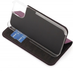 Wave BookCase beskyttelsesveske, iPhone 14, Smoky Sangria