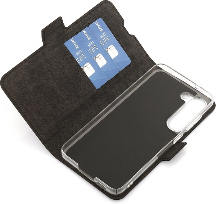 Wave BookCase beskyttelsesveske, Samsung Galaxy S23, svart