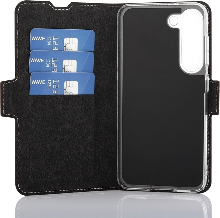 Wave BookCase beskyttelsesveske, Samsung Galaxy S23, rosa gull