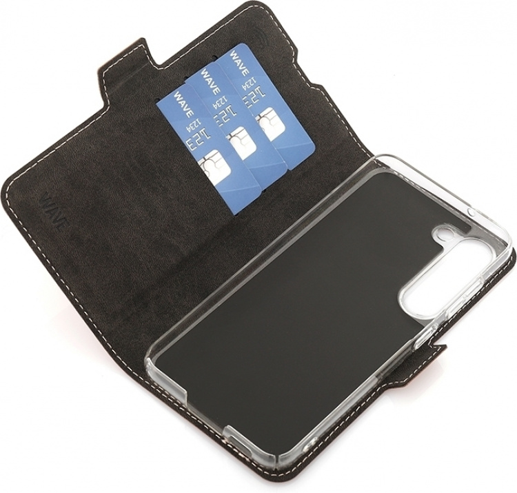 Wave BookCase beskyttelsesveske, Samsung Galaxy S23, rosa gull