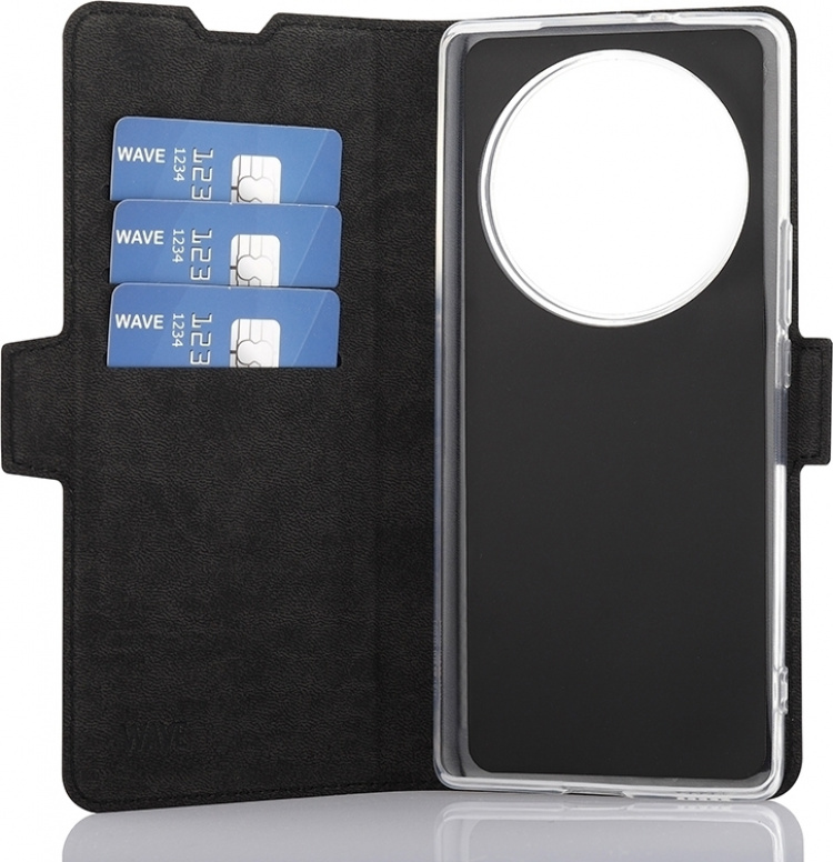 Wave BookCase beskyttelsesveske, Honor Magic5 Lite, svart