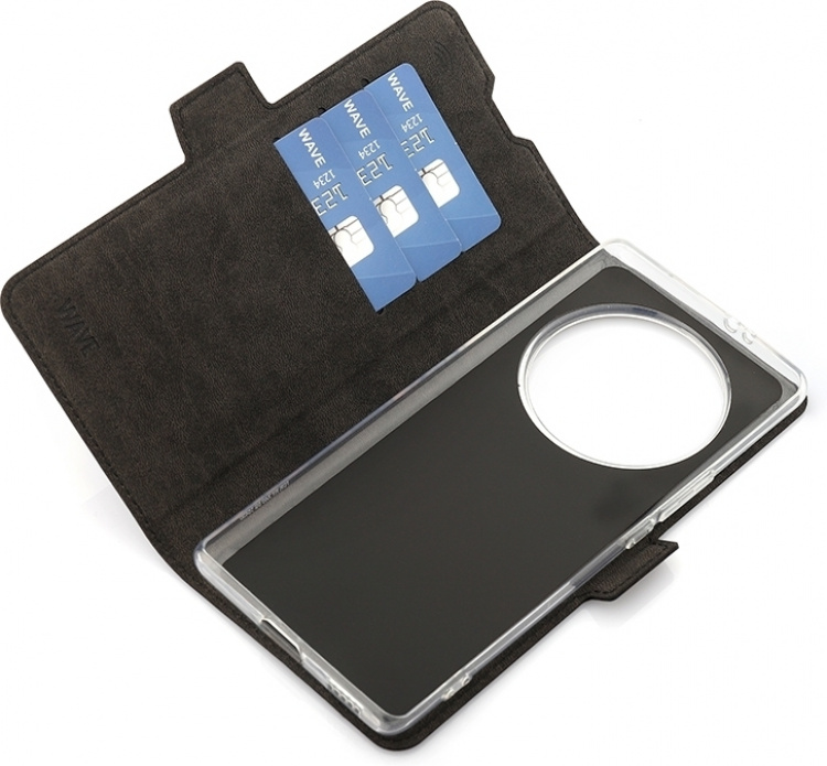 Wave BookCase beskyttelsesveske, Honor Magic5 Lite, svart