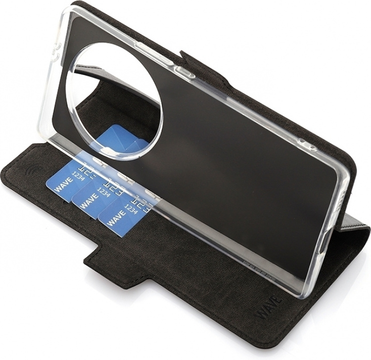 Wave BookCase beskyttelsesveske, Honor Magic5 Lite, svart
