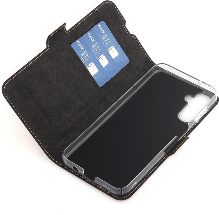 Wave BookCase beskyttelsesveske, Samsung Galaxy A14 5G, rosa gull