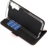 Wave BookCase beskyttelsesveske, Samsung Galaxy A14 5G, rosa gull