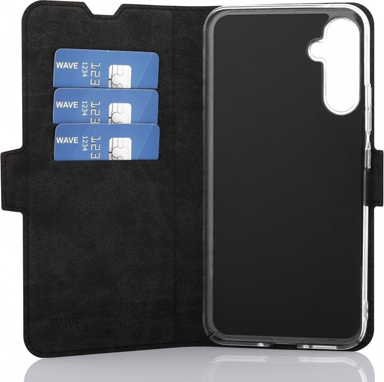 Wave BookCase beskyttelsesveske, Samsung Galaxy A34 5G, svart