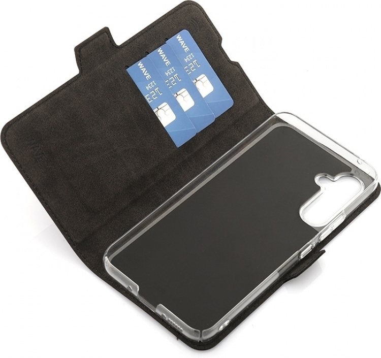 Wave BookCase beskyttelsesveske, Samsung Galaxy A54 5G, svart