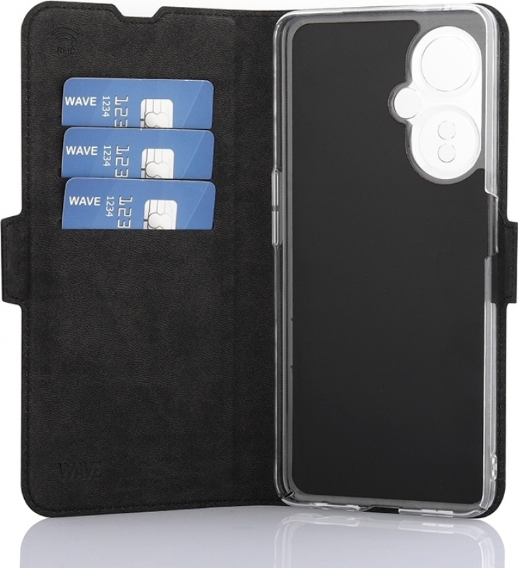 Wave BookCase beskyttelsesveske, OnePlus Nord CE 3 Lite 5G, svart