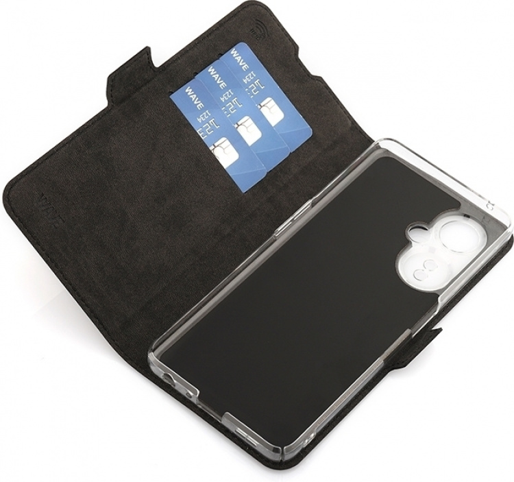 Wave BookCase beskyttelsesveske, OnePlus Nord CE 3 Lite 5G, svart