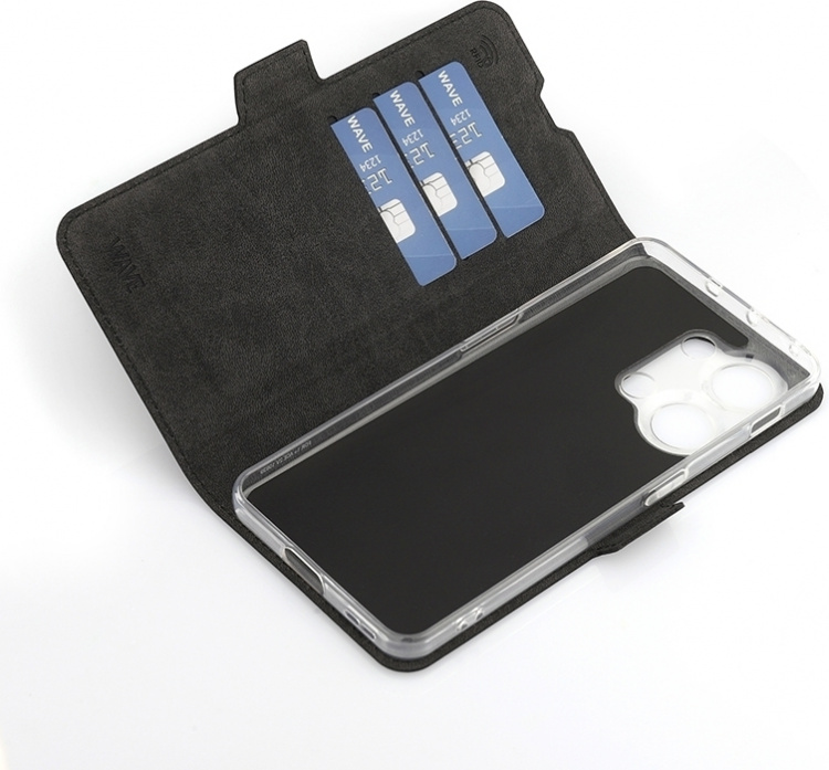 Wave BookCase beskyttelsesveske, OnePlus Nord 3 5G, svart