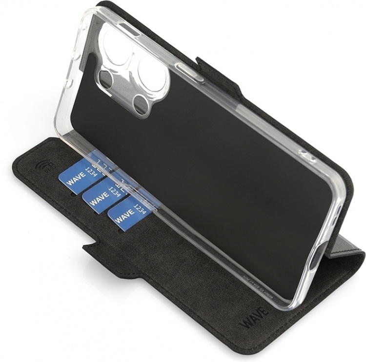 Wave BookCase beskyttelsesveske, OnePlus Nord 3 5G, svart