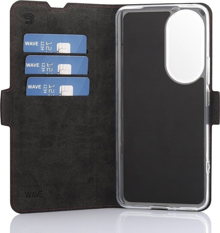 Wave BookCase beskyttelsesveske, Honor 90, Smoky Sangria