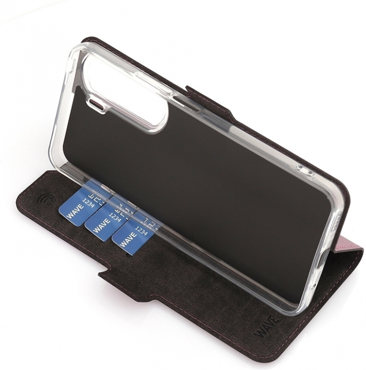 Wave BookCase beskyttelsesveske, Honor 90 Lite, Smoky Sangria Wave BookCase beskyttelsesveske, Honor 90 Lite, Smoky Sangria