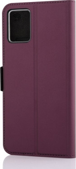 Wave BookCase beskyttelsesveske, Motorola Moto E13, Smoky Sangria