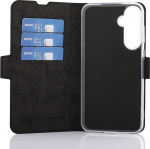 Wave BookCase beskyttelsesveske, Samsung Galaxy S23 FE 5G, svart