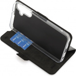 Wave BookCase beskyttelsesveske, Samsung Galaxy A15, svart Wave BookCase beskyttelsesveske, Samsung Galaxy A15, svart