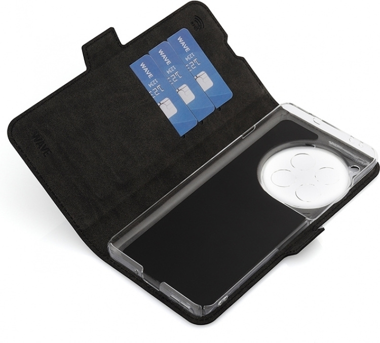 Wave BookCase beskyttelsesveske, OnePlus 12 , svart