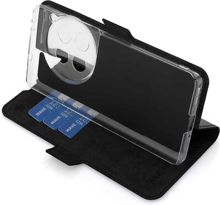 Wave BookCase beskyttelsesveske, OnePlus 12 , svart