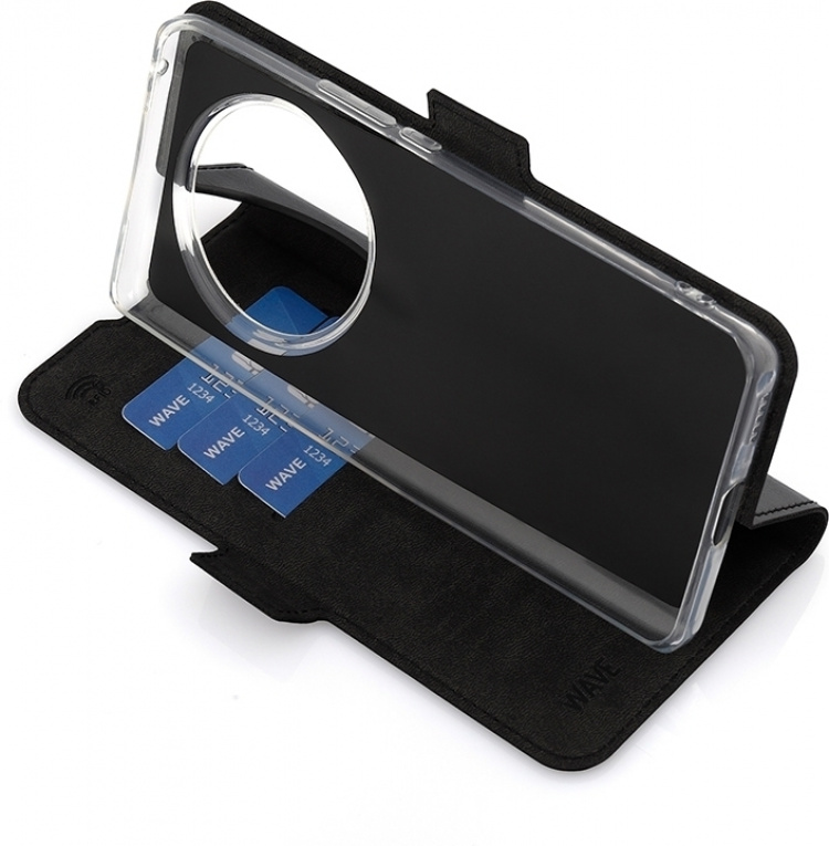 Wave BookCase beskyttelsesveske, Honor Magic6 Lite, svart
