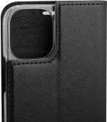 Wave BookCase beskyttelsesveske, iPhone 12 mini, svart