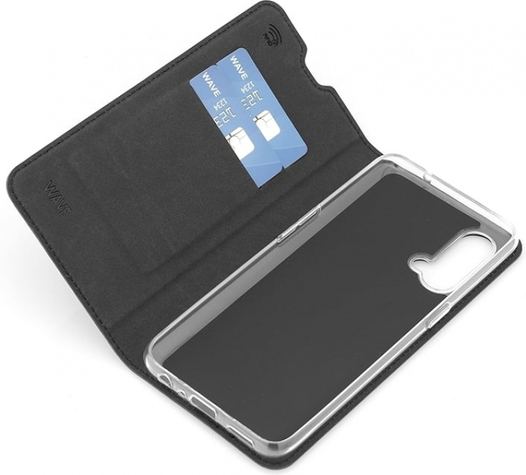 Wave BookCase beskyttelsesetui, OnePlus Nord CE 5G, svart