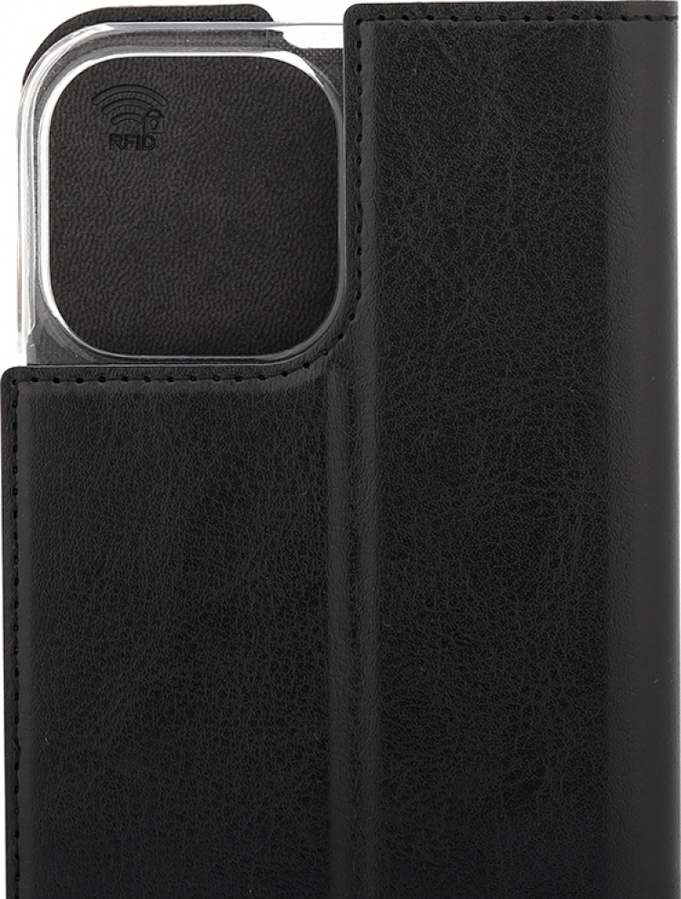 Wave BookCase beskyttelsesveske, iPhone 13 Pro Max, svart