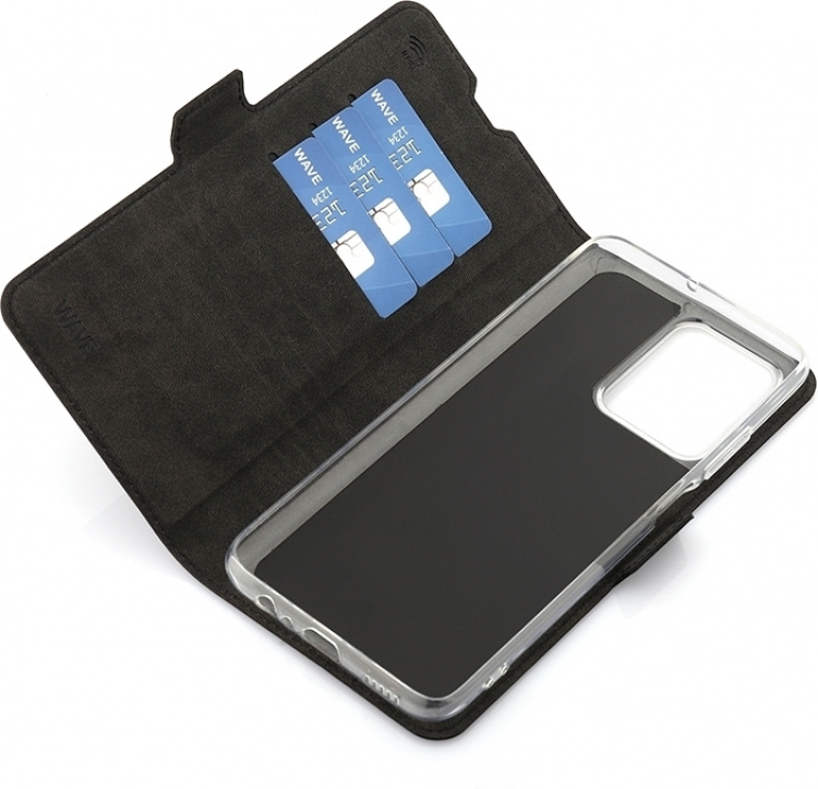 Wave BookCase beskyttelsesveske, Honor X7a, svart