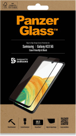 PanzerGlass panserglass, Samsung Galaxy A33 5G, svart ramme