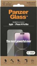 PanzerGlass panserglass, iPhone 14 Pro Max, svart ramme