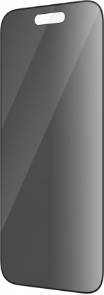 PanzerGlass Ultra Wide Fit Privacy-skjermbeskytter, iPhone 14 Pro, svart ramme