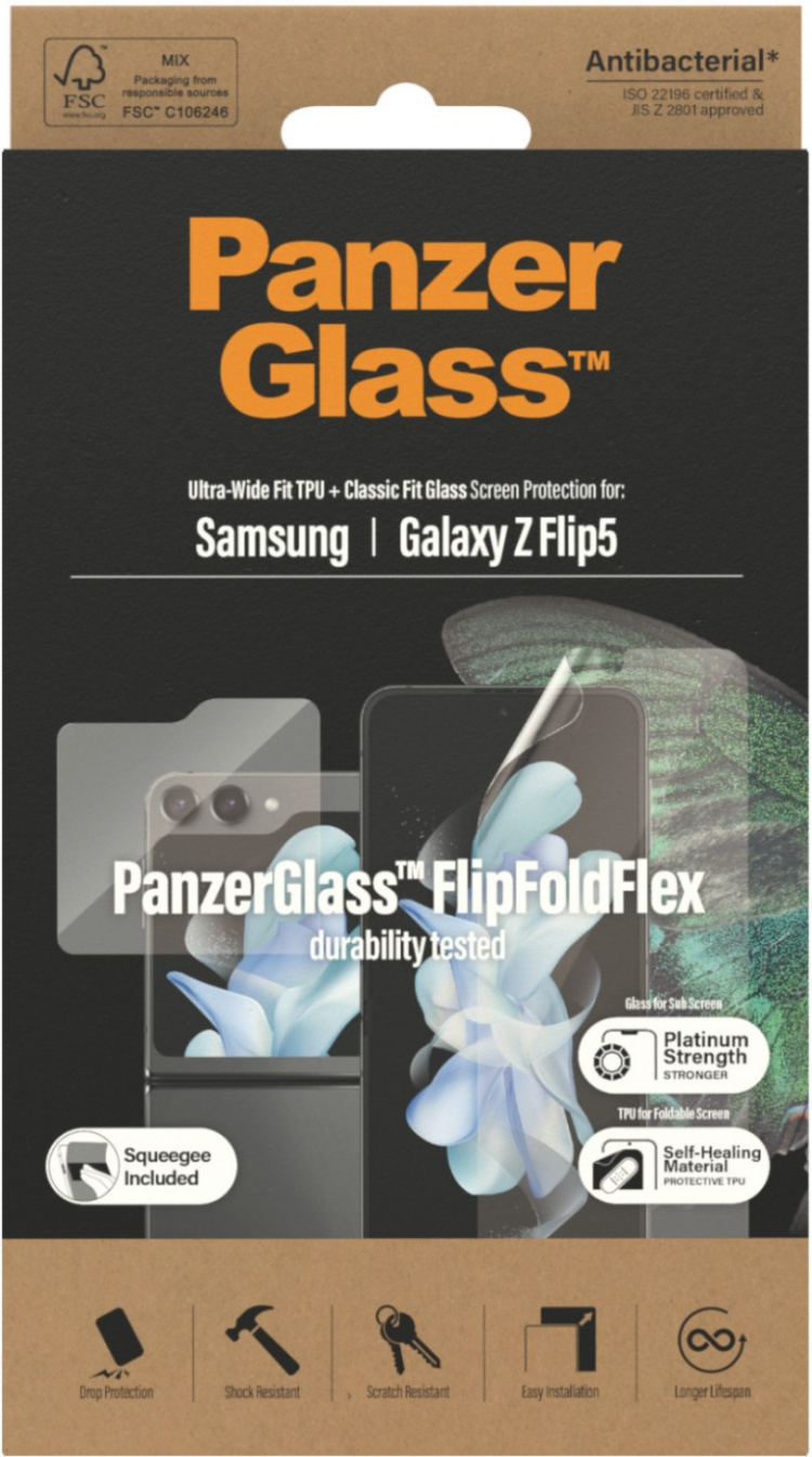 PanzerGlass Skjermbeskytter skjermbeskyttere, Samsung Galaxy Z Flip5