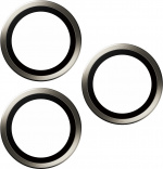 PanzerGlass Hoops kameralinse-deksel, iPhone 15 Pro / 15 Pro Max, titan PanzerGlass Hoops kameralinse-deksel, iPhone 15 Pro / 15 Pro Max, titan