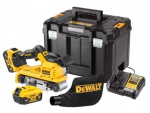 DeWALT 18V XR børsteløs batteridrevet båndsliper 75 mm i TSTAK VI-koffert (2X 5,0AH batteri og lader) DeWALT 18V XR børsteløs batteridrevet båndsliper 75 mm i TSTAK VI-koffert (2X 5,0AH batteri og lader)