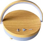 Haws Rømø nattlampe med trådløs lading og høyttaler