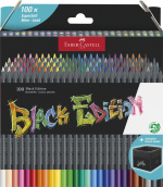 Faber-Castell Fargeblyanter Black Edition (100 stk) (116411)