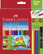 Faber-Castell Trekantet blyanter Promo Pack 18+4+2 (201597) Faber-Castell Trekantet blyanter Promo Pack 18+4+2 (201597)
