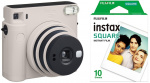Fuji Instax Instant Camera SQ1 + 10 bilder - Hvit