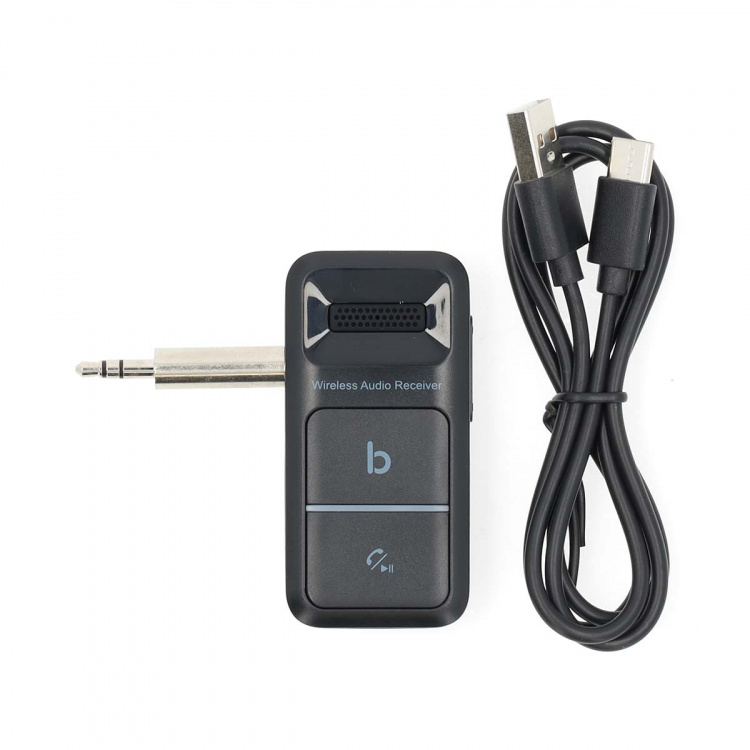 Nedis Bluetooth Mottagare | Audio / video / dataanslutningar utgång: USB-C™ Female / 1x 3.5 mm | AAC / SBC | Automatisk avstängnings funktion | Svart Nedis Bluetooth Mottagare | Audio / video / dataanslutningar utgång: USB-C™ Female / 1x 3.5 mm | AAC / SBC | Automatisk avstängnings funktion | Svart