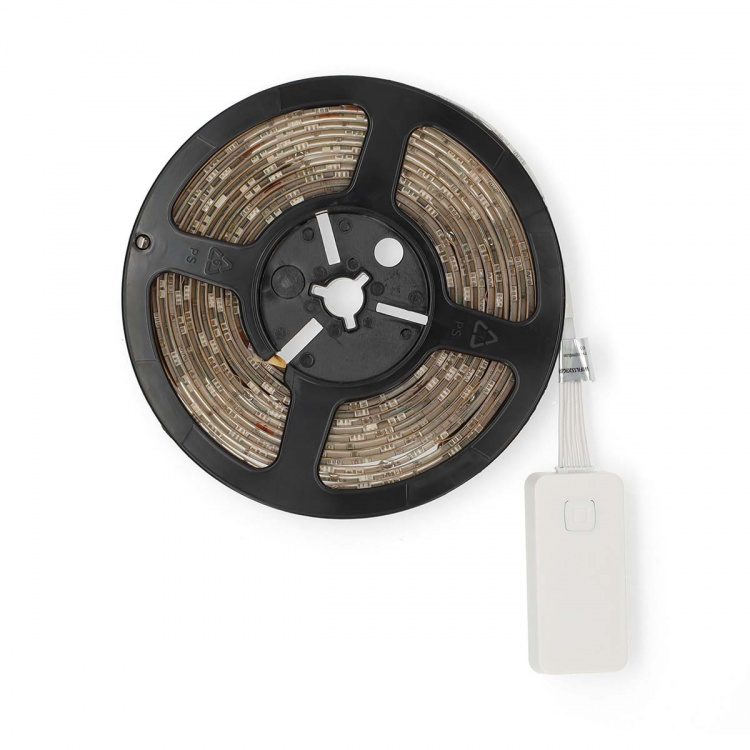 Nedis SmartLife LED-Stripe | Kald Hvit / RGB / Varm Hvit | SMD | 5.00 m | IP21 | 2700 - 6500 K | 960 lm | Android™ / IOS Nedis SmartLife LED-Stripe | Kald Hvit / RGB / Varm Hvit | SMD | 5.00 m | IP21 | 2700 - 6500 K | 960 lm | Android™ / IOS