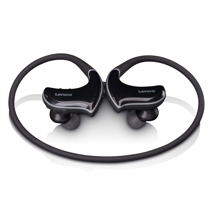 Lenco Sprutsikre Sport Bluetooth-hodetelefoner og MP3-spiller i én og samme enhet Lenco Sprutsikre Sport Bluetooth-hodetelefoner og MP3-spiller i én og samme enhet
