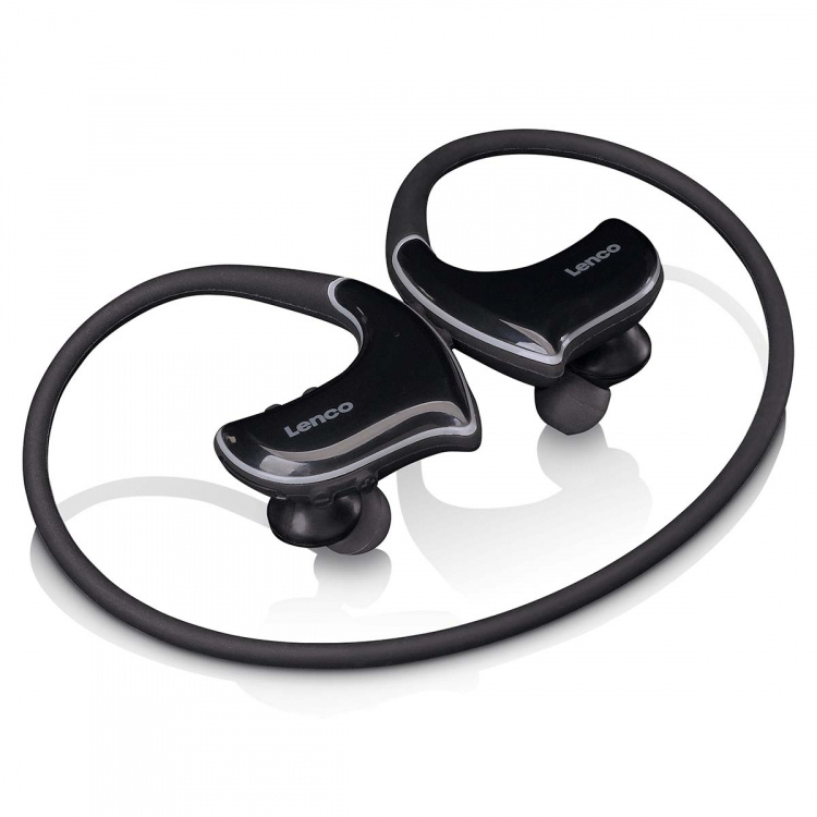 Lenco Sprutsikre Sport Bluetooth-hodetelefoner og MP3-spiller i én og samme enhet Lenco Sprutsikre Sport Bluetooth-hodetelefoner og MP3-spiller i én og samme enhet
