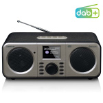 Lenco Stereo DAB+ FM-radio med Bluetooth® Svart