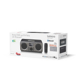 Lenco Stereo DAB+ FM-radio med Bluetooth® Svart