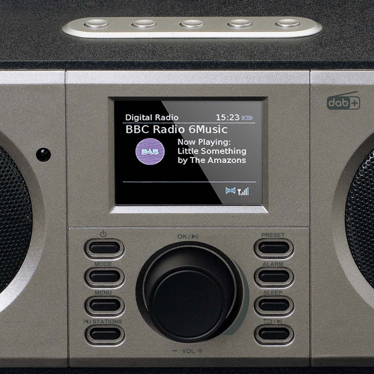 Lenco Stereo DAB+ FM-radio med Bluetooth® Svart