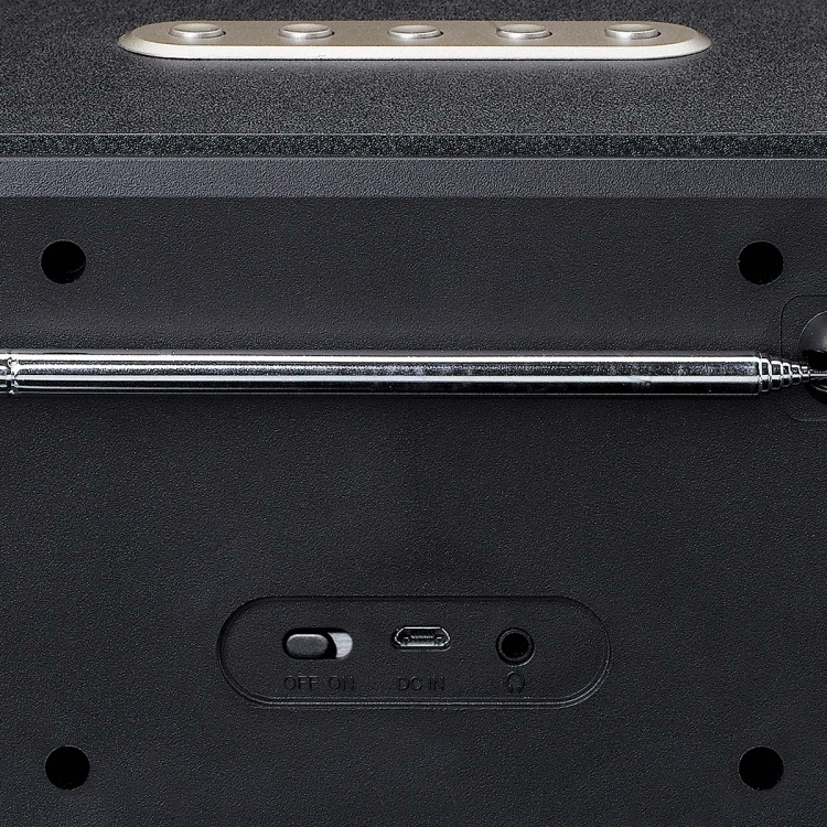 Lenco Stereo DAB+ FM-radio med Bluetooth® Svart