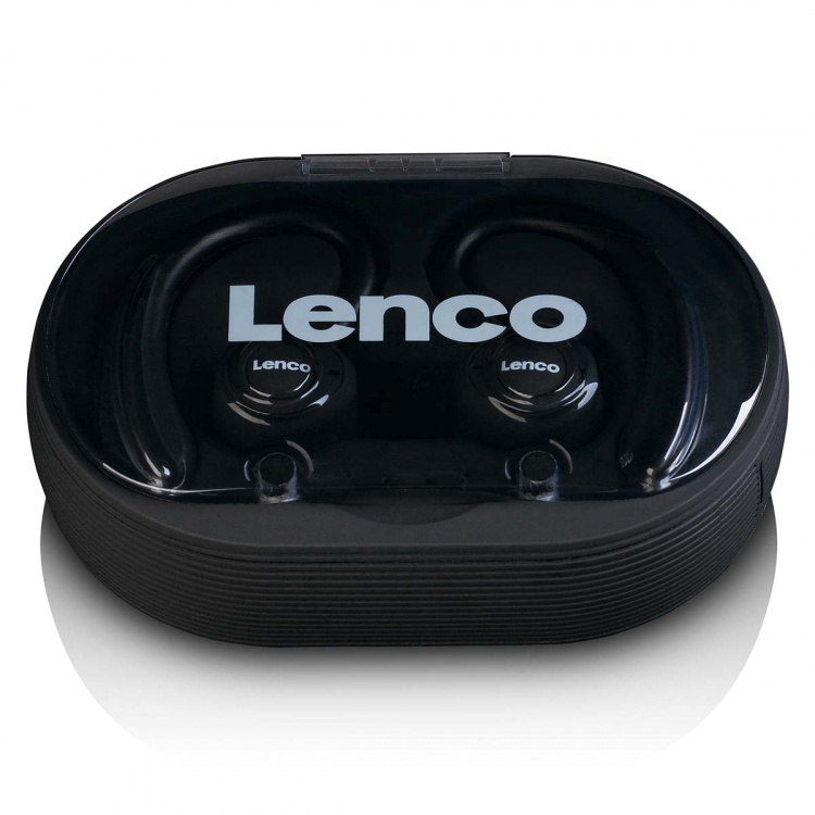 Lenco Sport IPX5 TWS Bluetooth®-øretelefoner i svart
